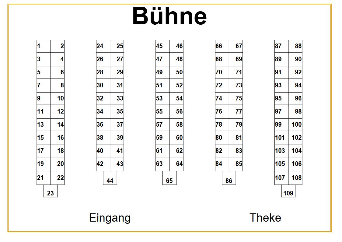 Sitzplätze Sitzplätze